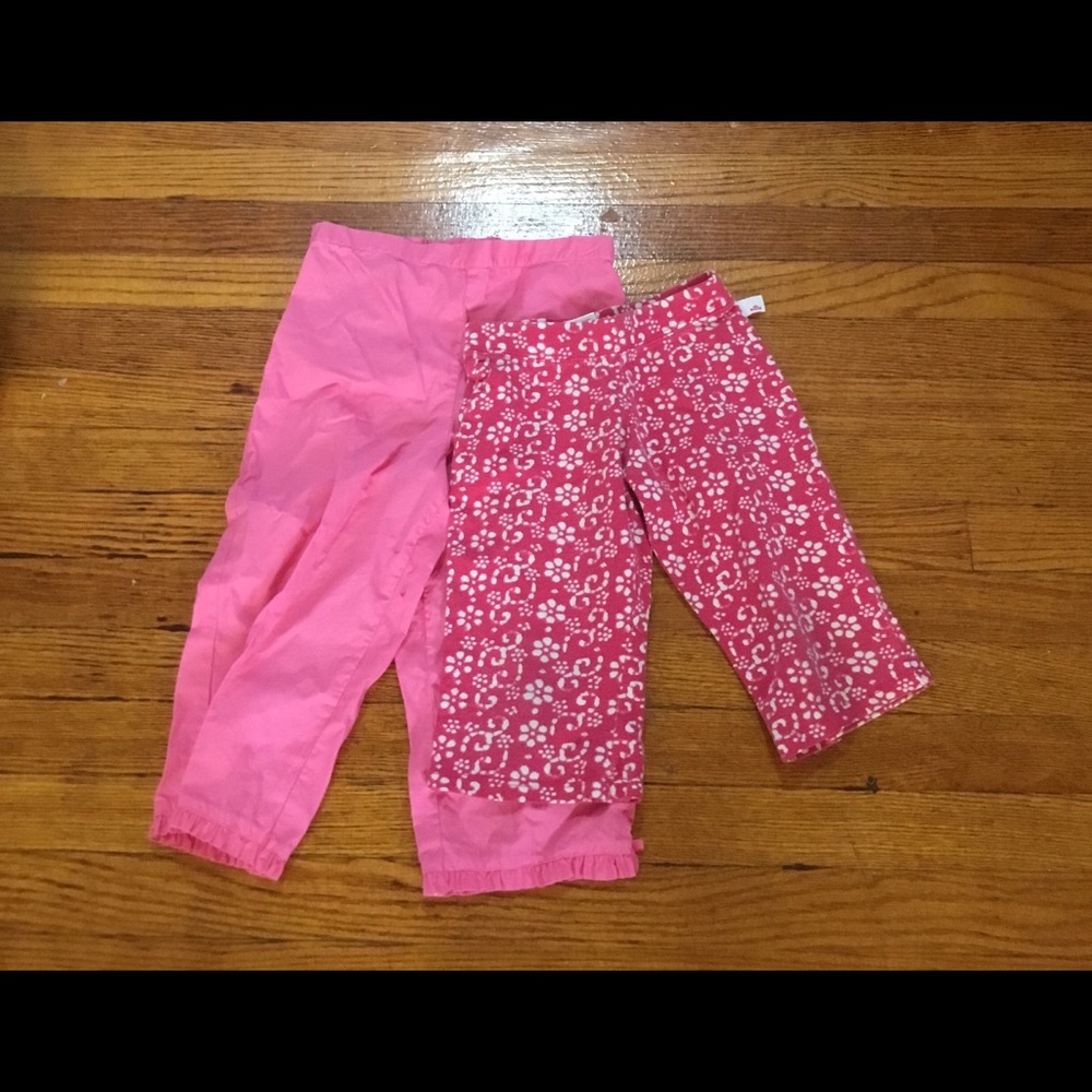 Two pink leggings